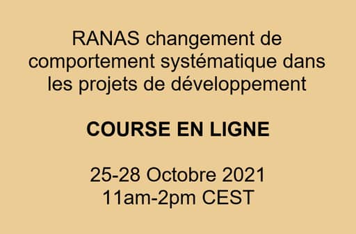 RANAS online course in French